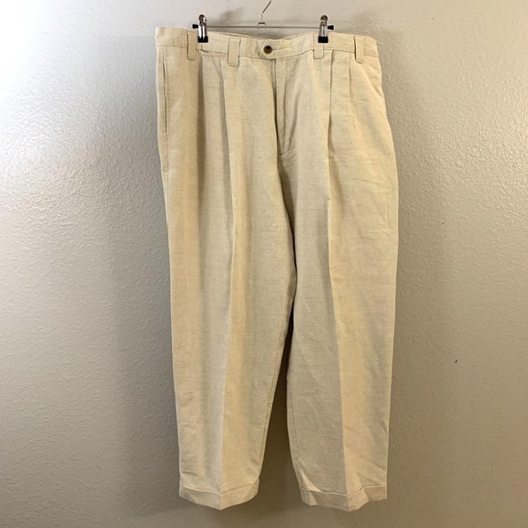 Dockers Other - Mens Dockers Linen Khaki 40 x 30